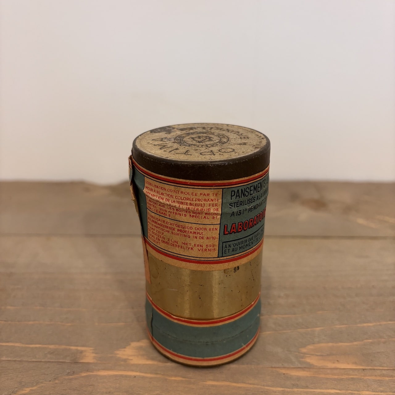 Vintage Verbandblikje Optima