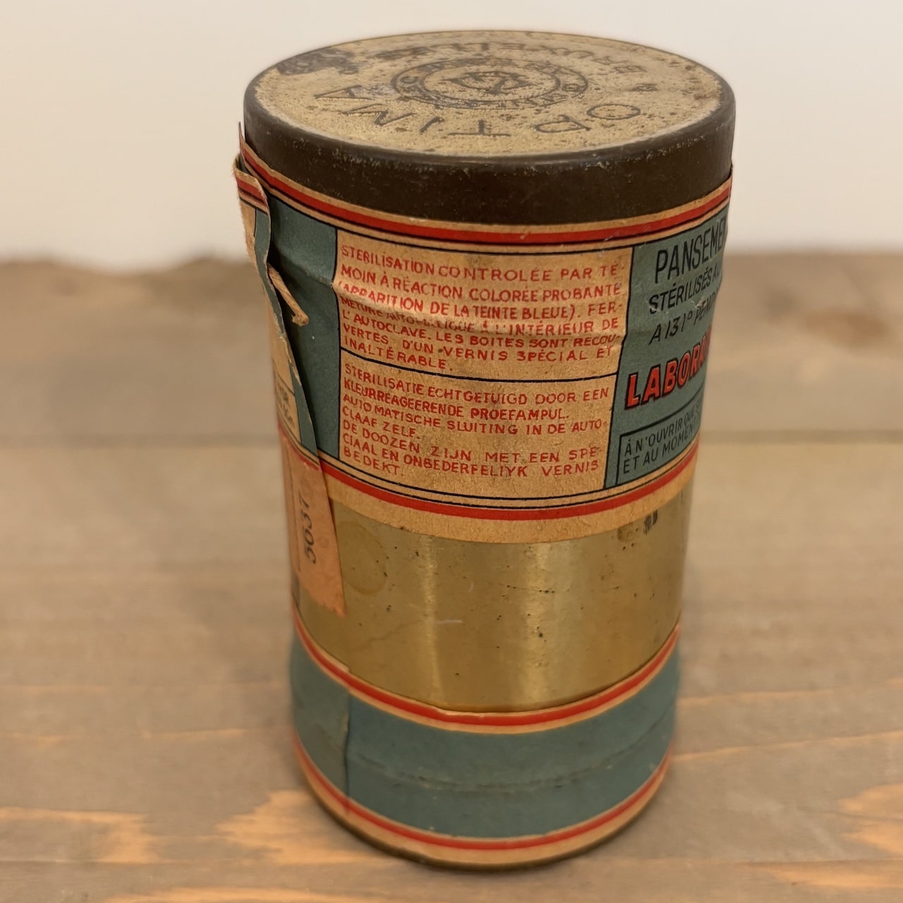 Vintage Verbandblikje Optima